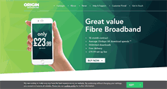 Desktop Screenshot of originbroadband.com